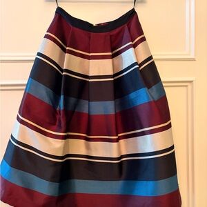 Ted Baker Striped Multicolor A-Line Skirt